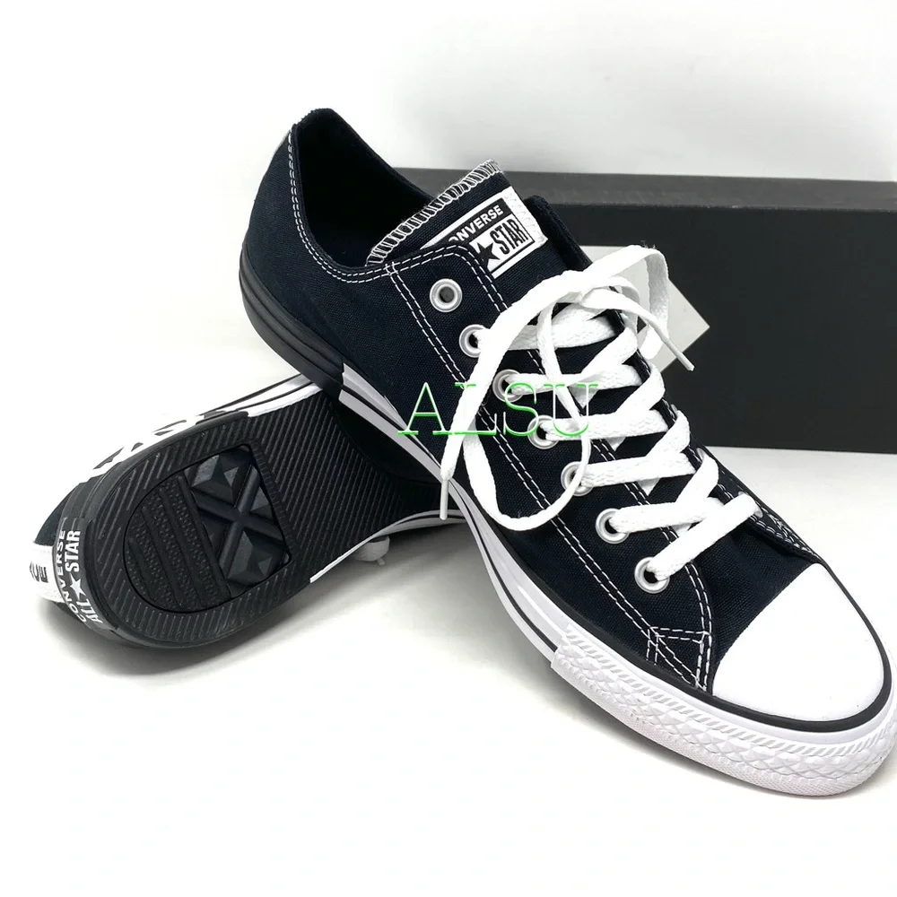 Converse Chuck Taylor ☮️ AS Canvas Low Skate Men’s Size Black Sneakers 165769F - Picture 4 of 13